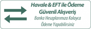 Havale ve EFT ile Ödeme
